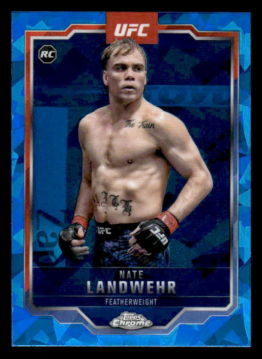 2025 Topps Chrome Sapphire Edition UFC #85 Nate Landwehr