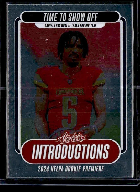 2024 Panini Absolute #I-JDS Jayden Daniels Introductions