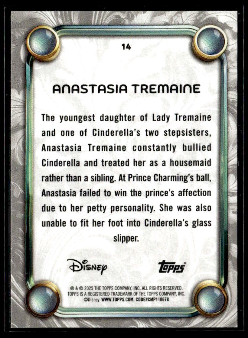 2025 Topps Disney Wonder #14 Anastasia Tremaine