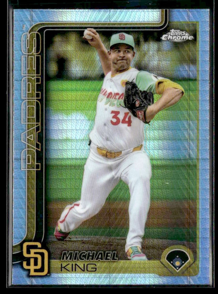 2025 Topps Chrome #35 Michael King Prism Refractors