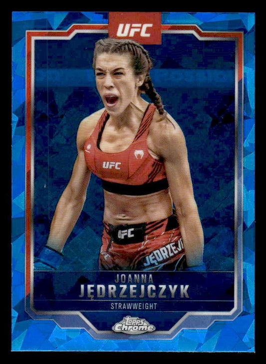 2025 Topps Chrome Sapphire Edition UFC #34 Joanna Jędrzejczyk