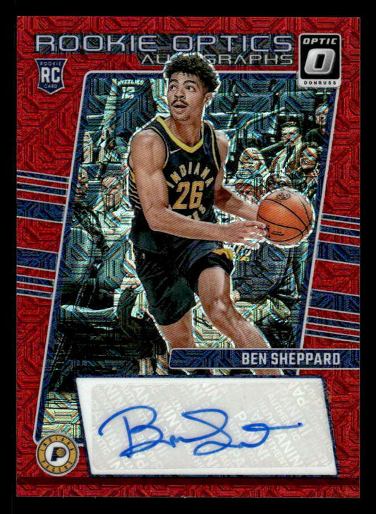 2023-24 Donruss Optic #ROA-SHP Ben Sheppard Rookie Optics Autographs Choice