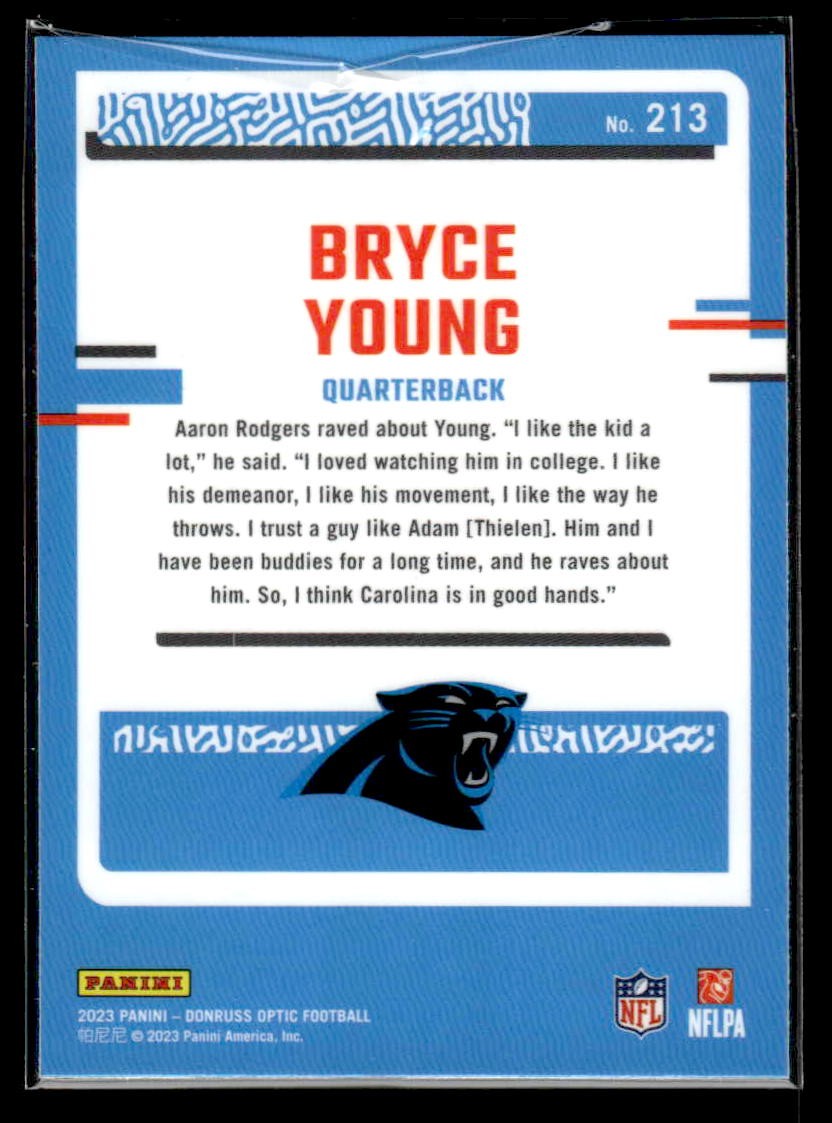 2023 Donruss Optic #213 Bryce Young