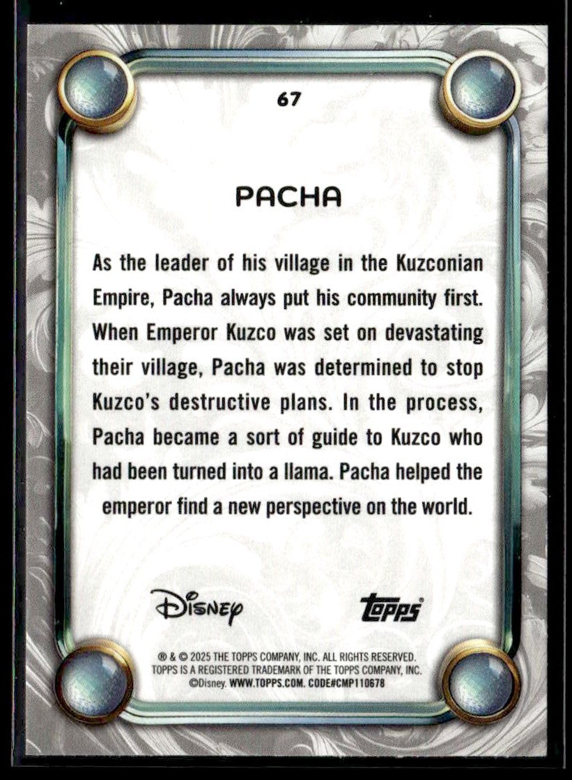 2025 Topps Disney Wonder #67 Pacha