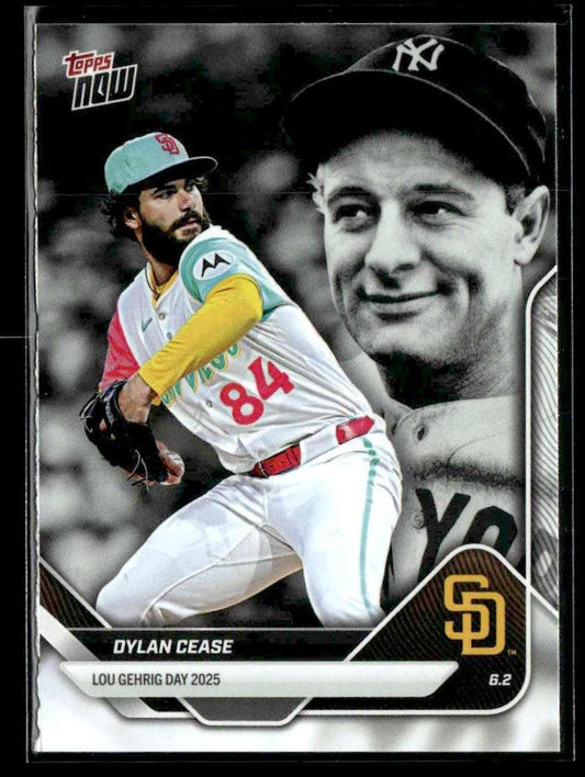 2025 Topps Now Lou Gehrig Day: Presented by Sarah Langs #LGD-DC Dylan Cease