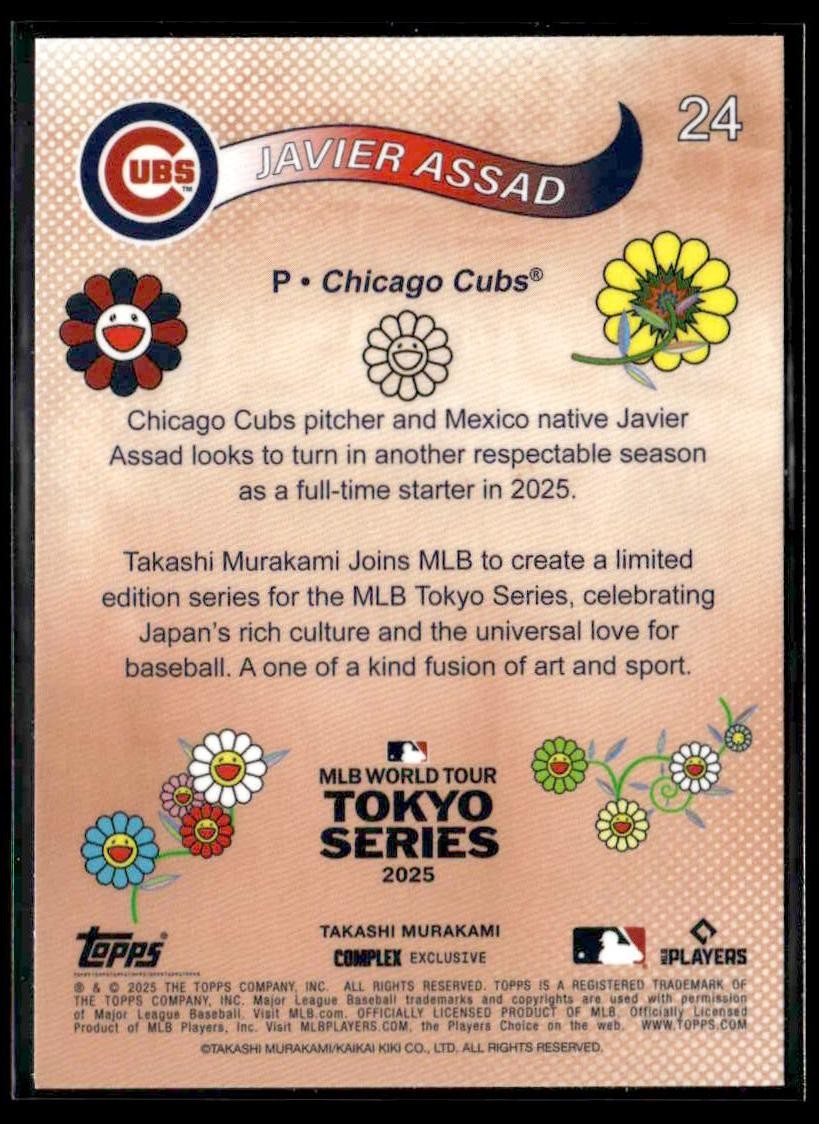 2025 Topps MLB World Tour Tokyo Series Takashi Murakami #24 Javier Assad