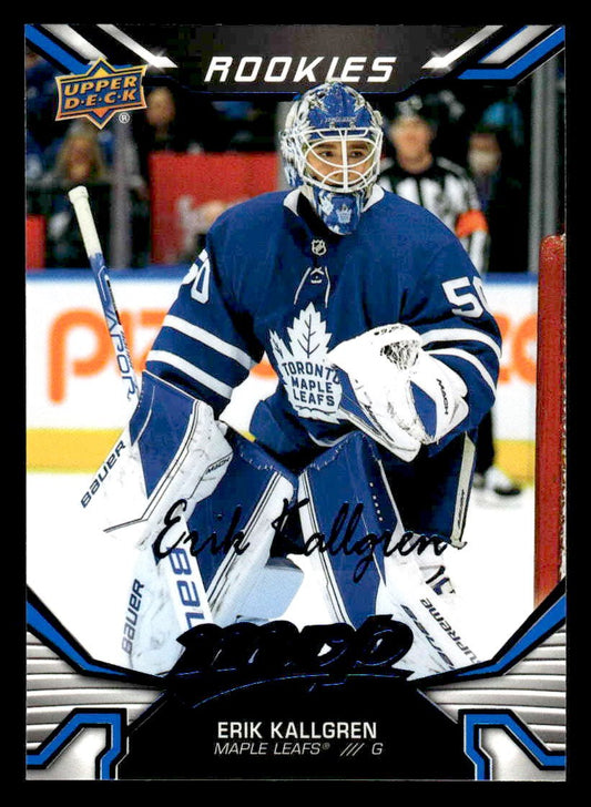 2022-23 Upper Deck MVP #245 Erik Kallgren Blue Script
