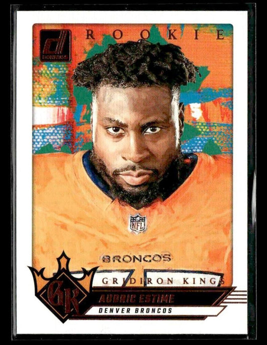 2024 Donruss #12 Audric Estime Rookie Gridiron Kings
