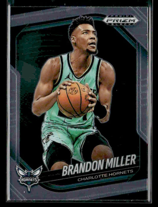 2024-25 Panini Prizm Black #81 Brandon Miller