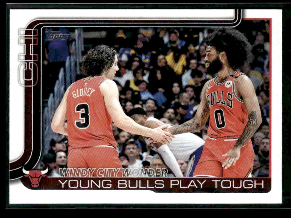 2025-26 Topps #277 Windy City Wonder: Young Bulls Play Tough