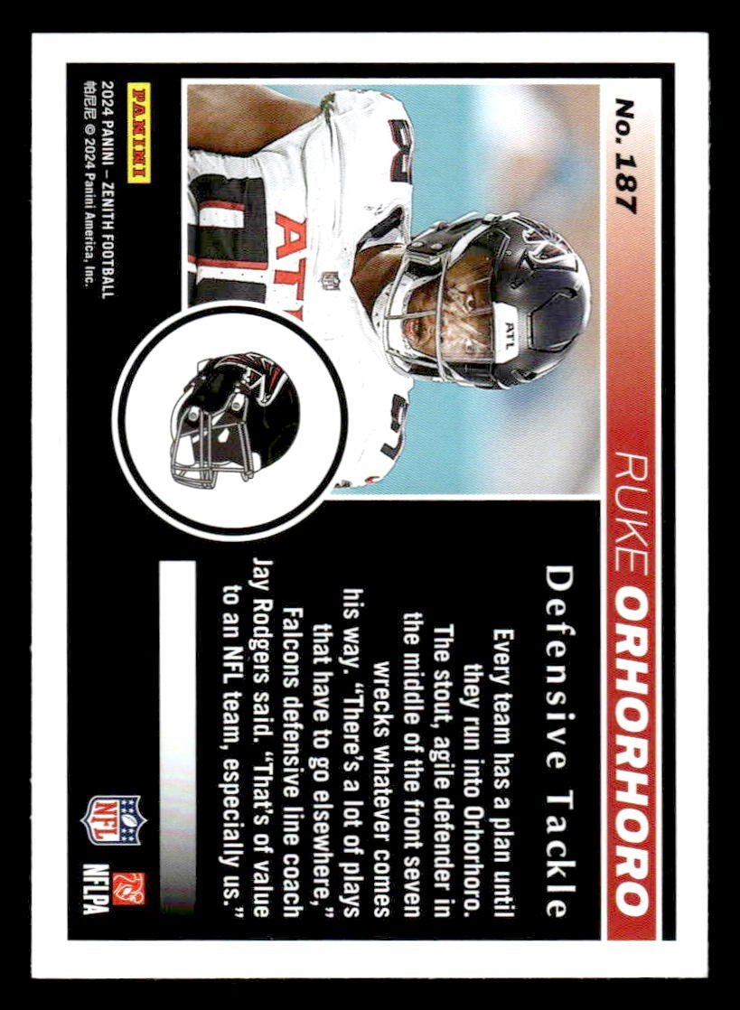 2024 Panini Zenith #187 Ruke Orhorhoro