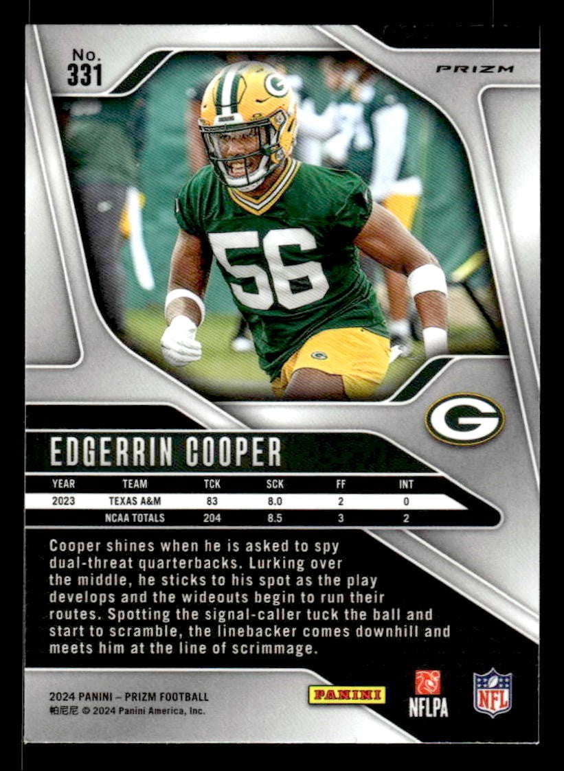 2024 Panini Prizm #331 Edgerrin Cooper Lazer