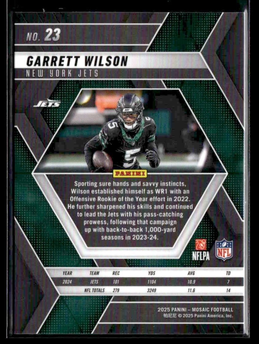 2025 Panini Mosaic #23 Garrett Wilson