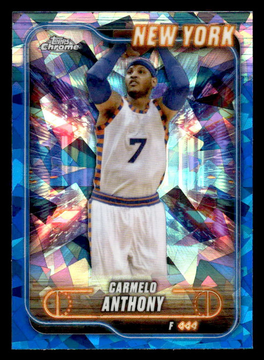 2024-25 Topps Chrome Sapphire #83 Carmelo Anthony