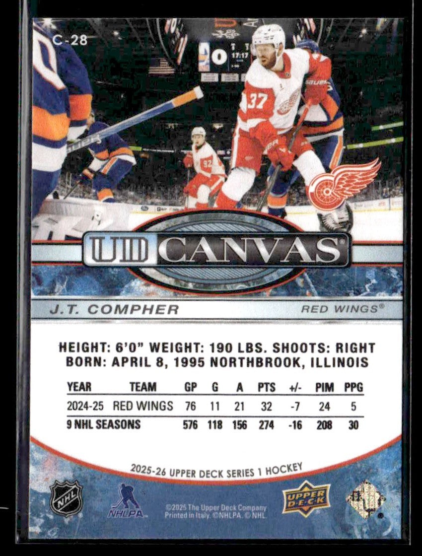 2025-26 Upper Deck #C-28 J.T. Compher UD Canvas