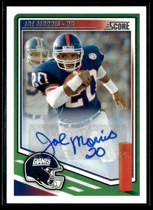 2025 Score #49 Joe Morris Base Signatures