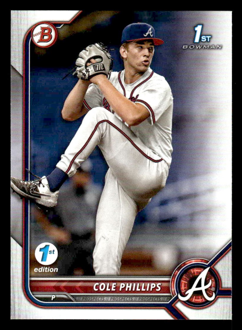 2022 Bowman Draft 1st Edition #BD-90 Cole Phillips