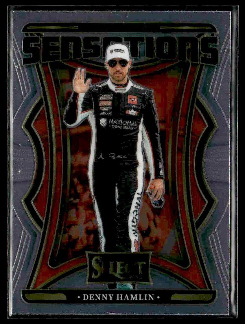 2025 Panini Select #8 Denny Hamlin Sensations
