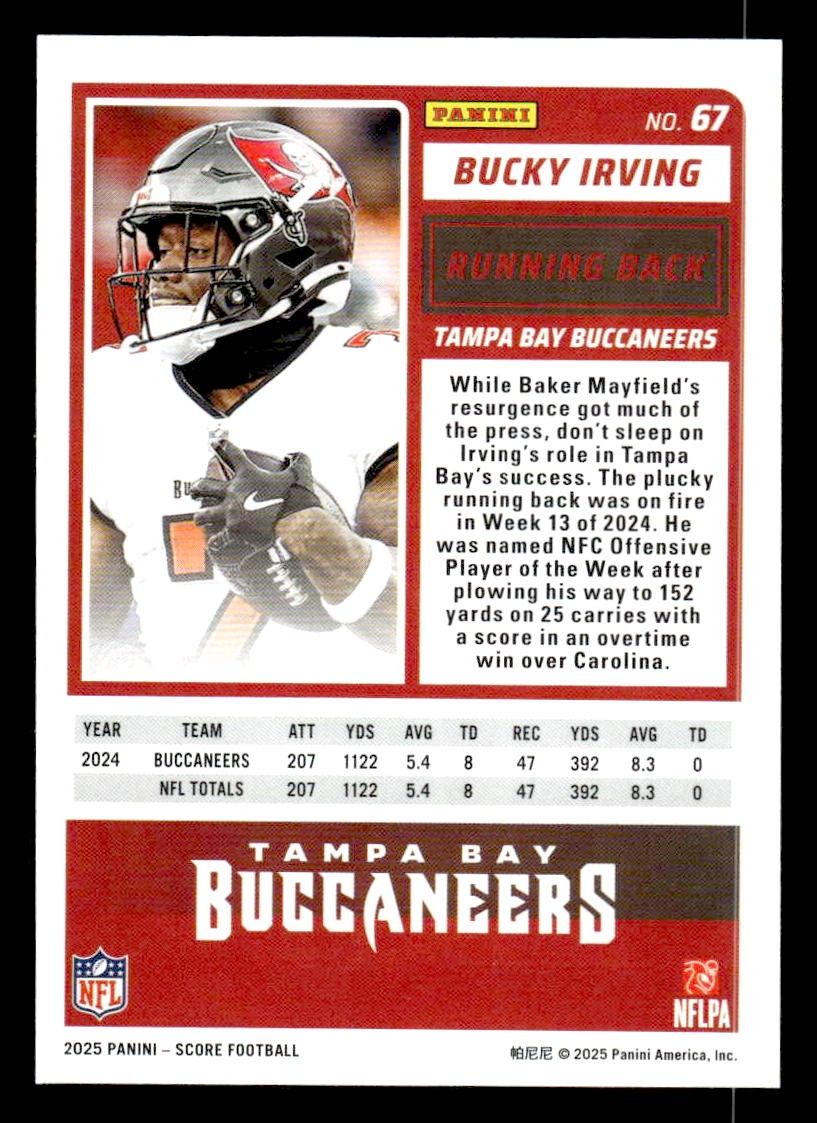 2025 Score #67 Bucky Irving