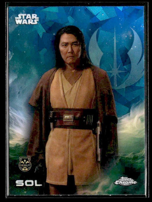 2025 Topps Chrome Sapphire Edition Star Wars #171 Sol Debut