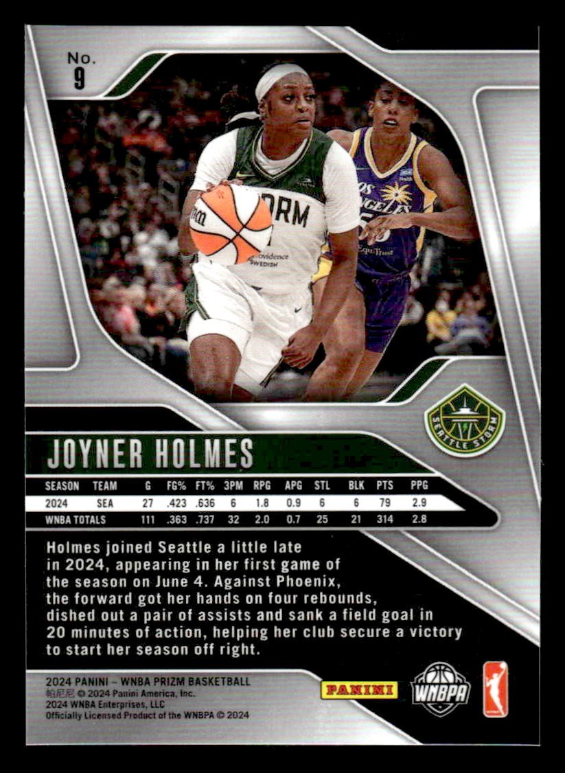 2024 Panini Prizm WNBA #9 Joyner Holmes