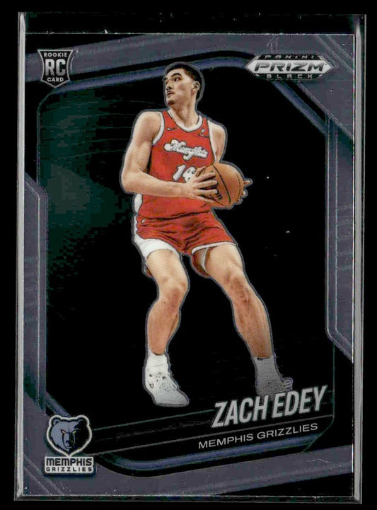 2024-25 Panini Prizm Black #64 Zach Edey
