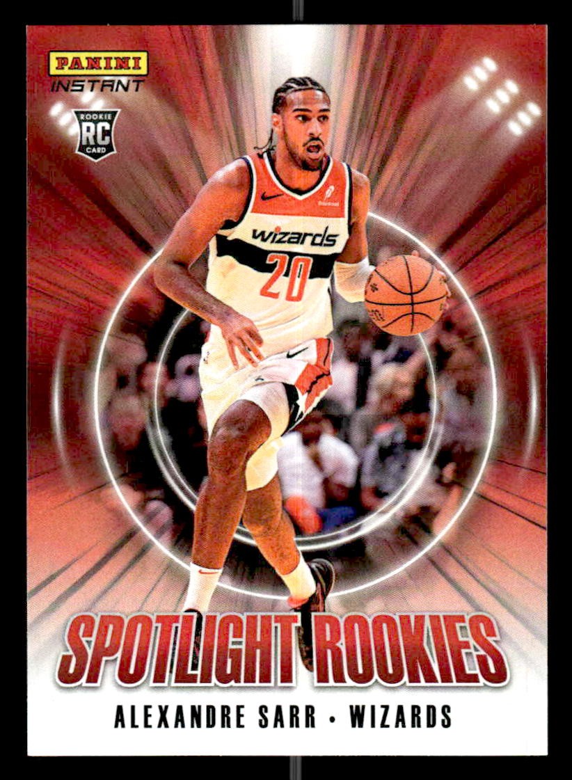 2024-25 Panini Instant NBA Spotlight Rookies #SR.2 Alexandre Sarr