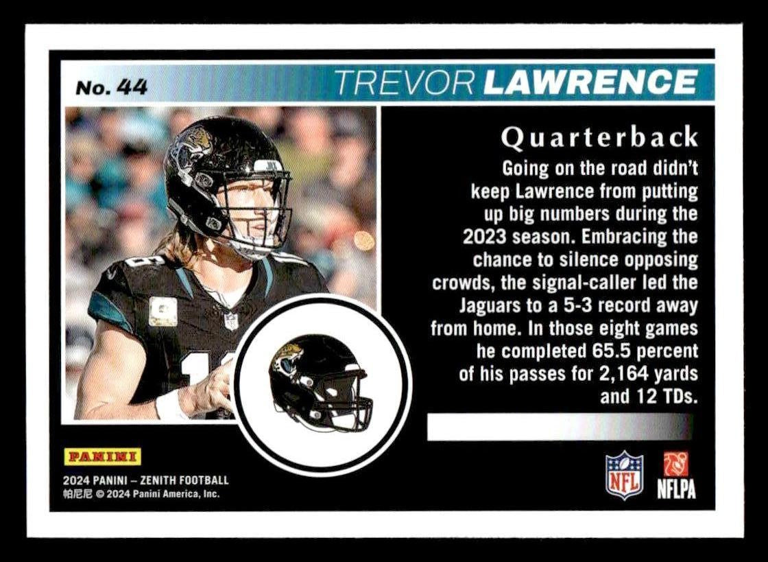 2024 Panini Zenith #44 Trevor Lawrence Retail