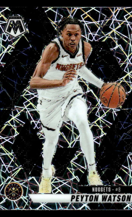 2024-25 Panini Mosaic #194 Peyton Watson Premium
