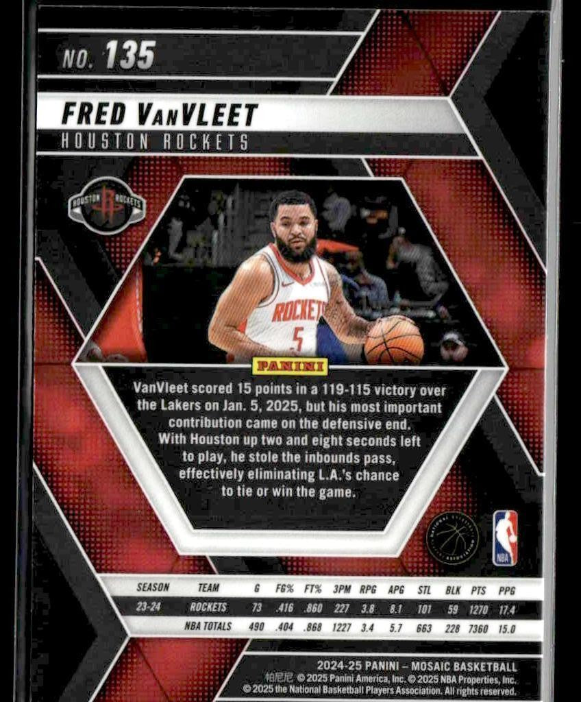 2024-25 Panini Mosaic #135 Fred VanVleet