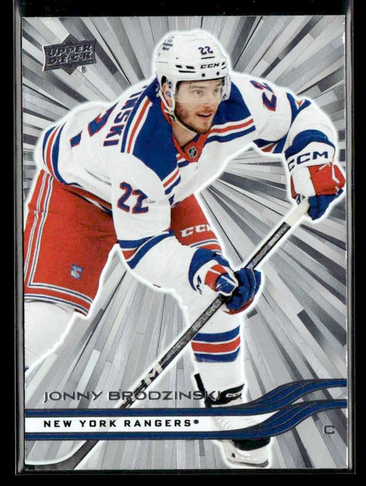 2025-26 Upper Deck #114 Jonny Brodzinski Outburst Silver