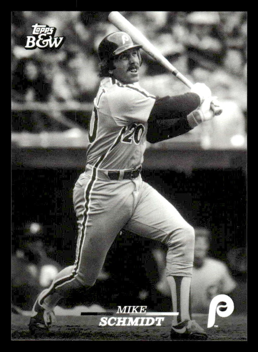 2024 Topps Black & White #30 Mike Schmidt