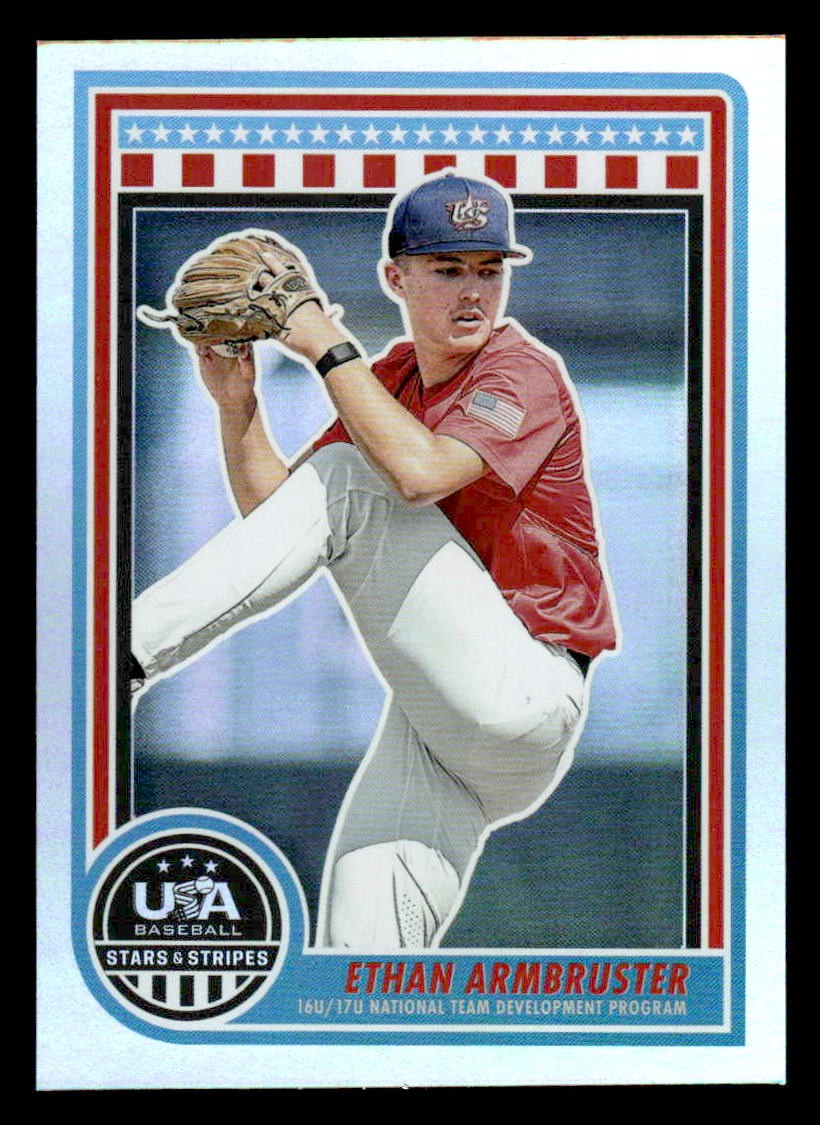 2025 Panini Stars and Stripes USA Baseball #139 Ethan Armbruster