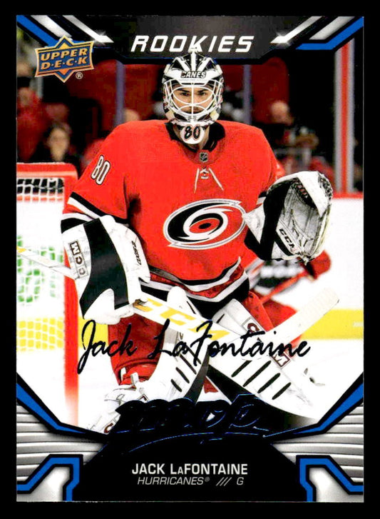 2022-23 Upper Deck MVP #237 Jack LaFontaine Blue Script