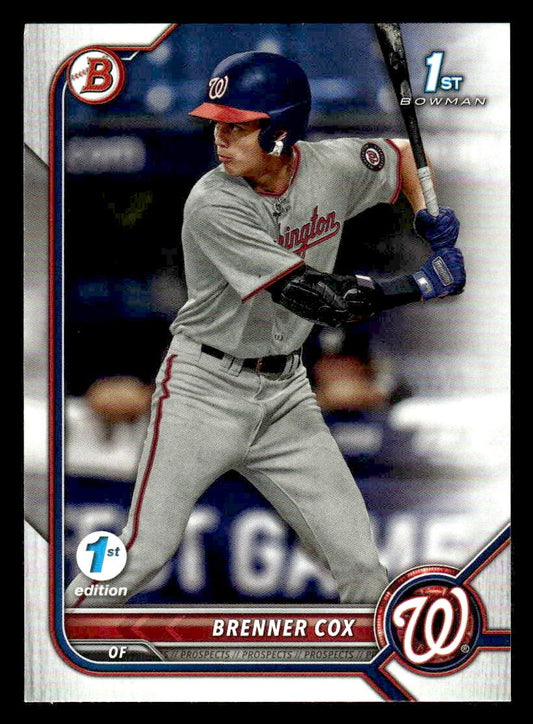2022 Bowman Draft 1st Edition #BD-196 Brenner Cox