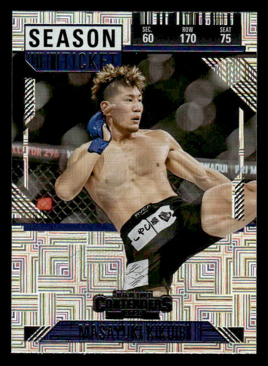 2025 Panini Contenders PFL #40 Masayuki Kikuiri Season Ticket Silver