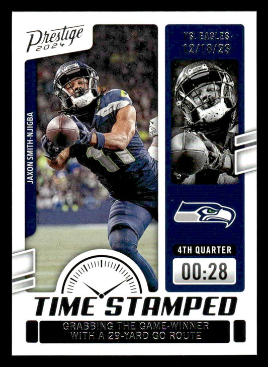 2024 Panini Prestige #TS-JSN Jaxon Smith-Njigba Time Stamped