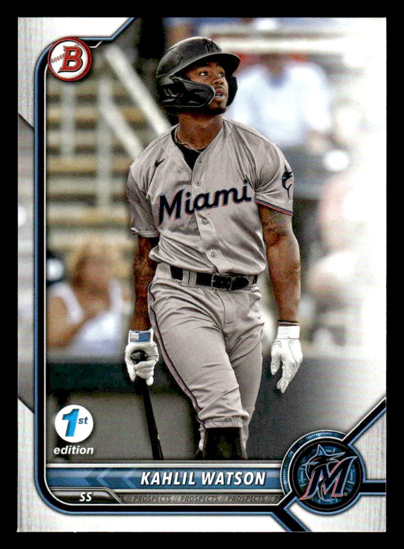 2022 Bowman Draft 1st Edition #BD-35 Kahlil Watson