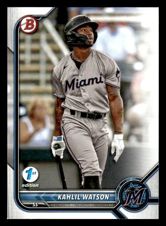 2022 Bowman Draft 1st Edition #BD-35 Kahlil Watson