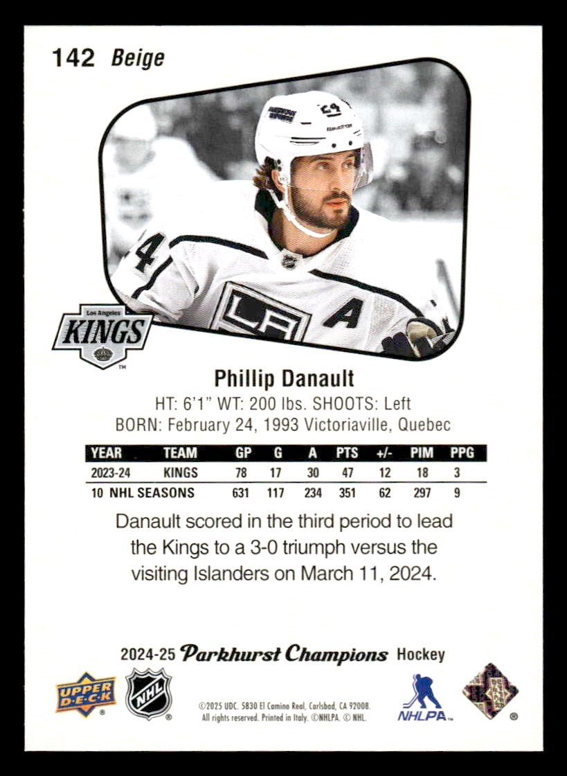 2024-25 Parkhurst Champions #142 Phillip Danault