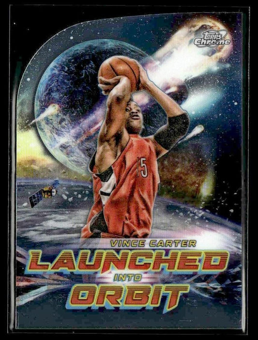 2023-24 Topps Chrome Cosmic #LIO-22 Vince Carter Launched Into Orbit