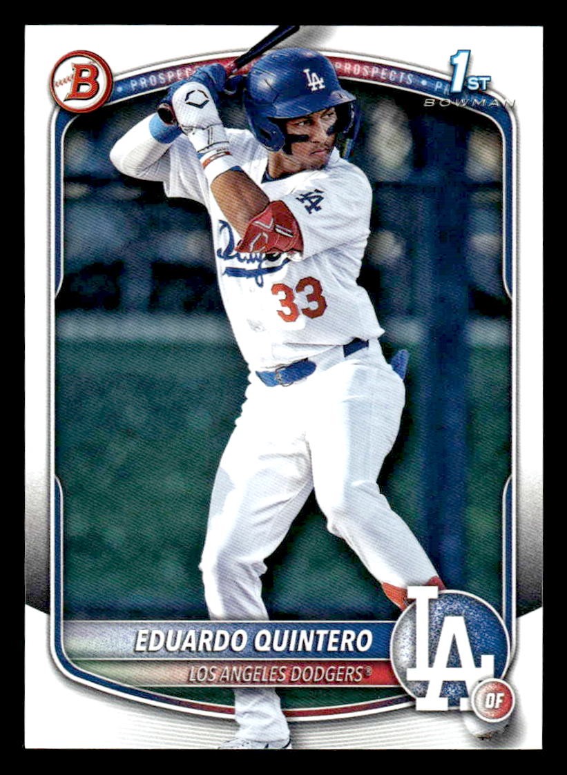 2025 Bowman #BP-115 Eduardo Quintero Prospects