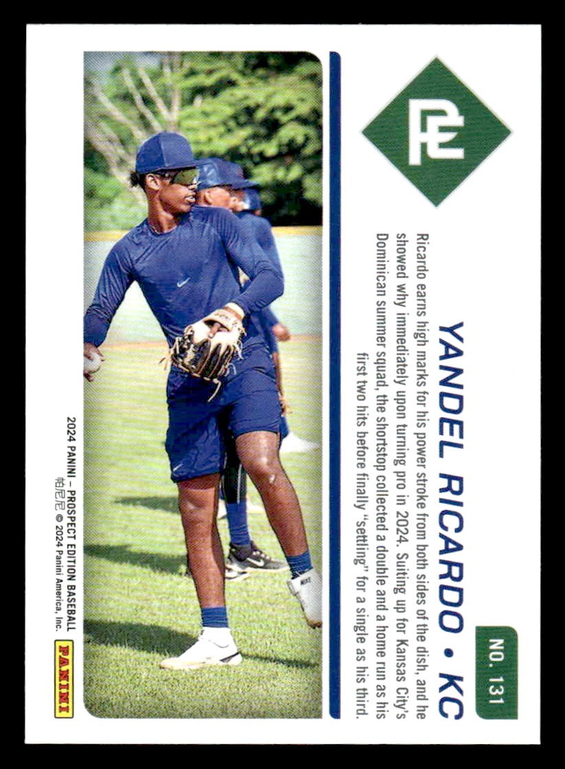 2024 Panini Prospect Edition #131 Yandel Ricardo