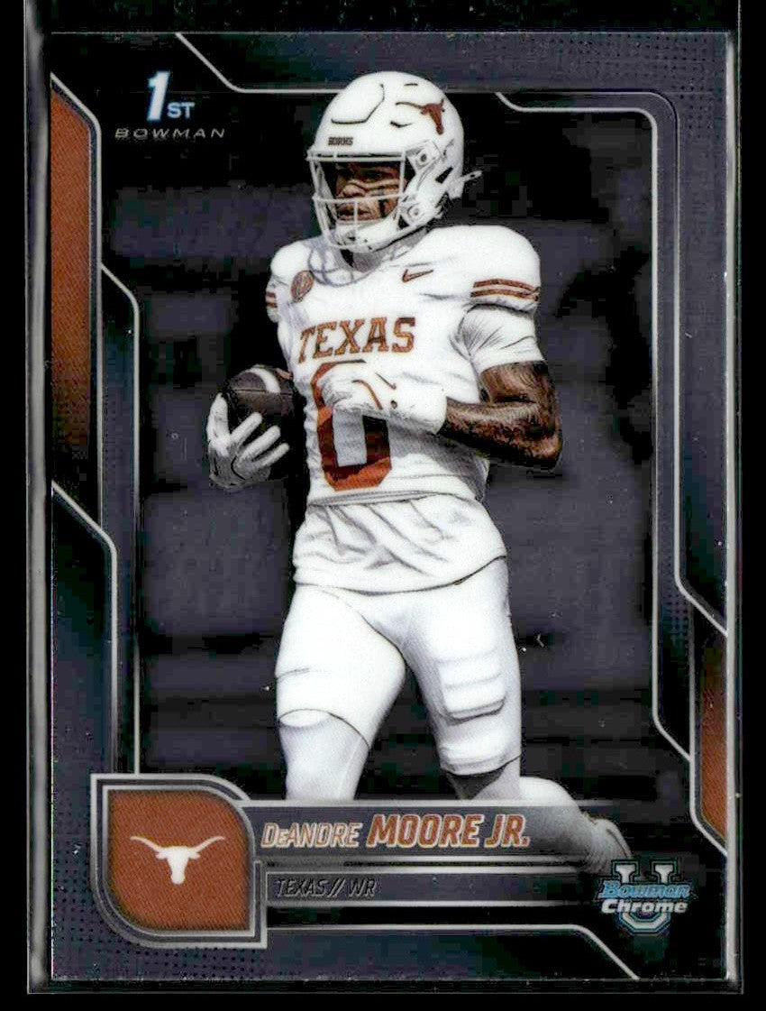 2025 Bowman University Chrome #183 DeAndre Moore Jr.