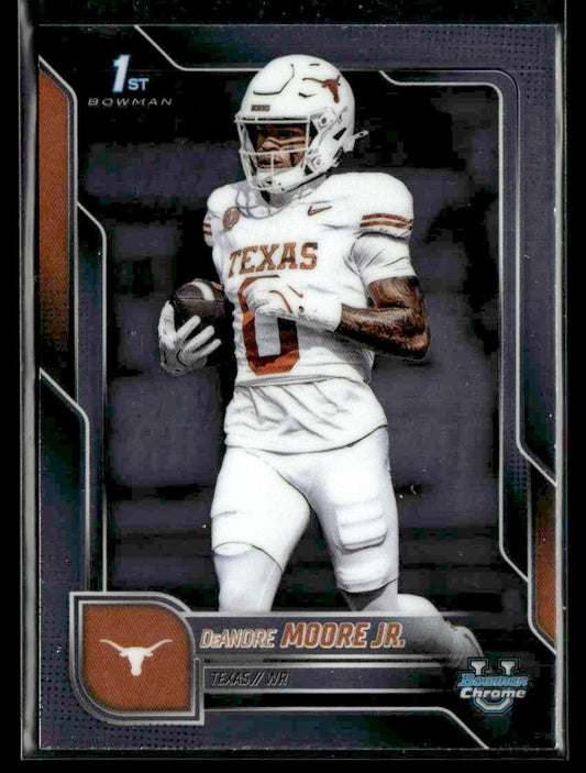 2025 Bowman University Chrome #183 DeAndre Moore Jr.