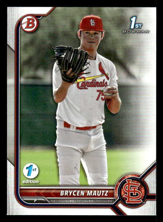 2022 Bowman Draft 1st Edition #BD-124 Brycen Mautz