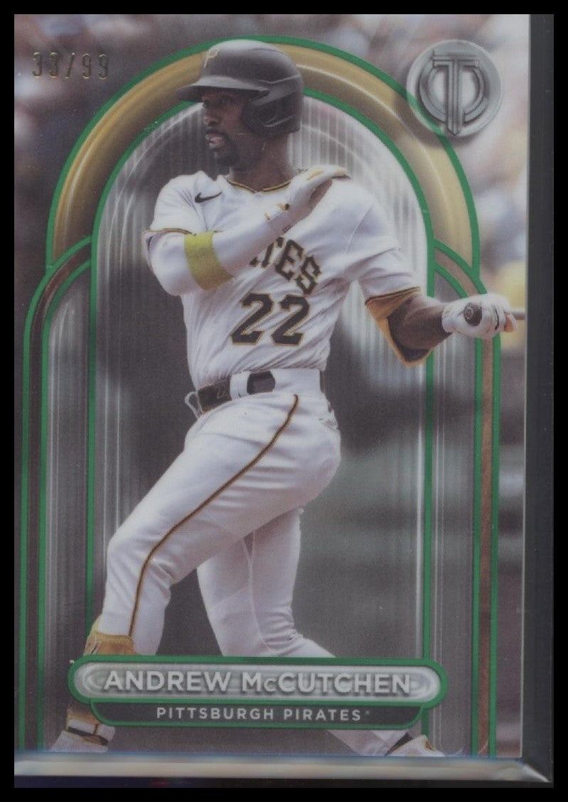 2024 Topps Tribute #32 Andrew McCutchen Green #/99