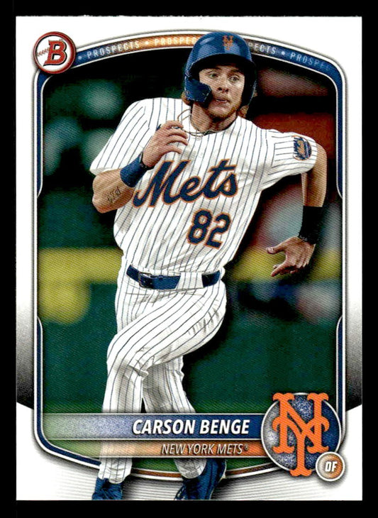 2025 Bowman #BP-108 Carson Benge Prospects