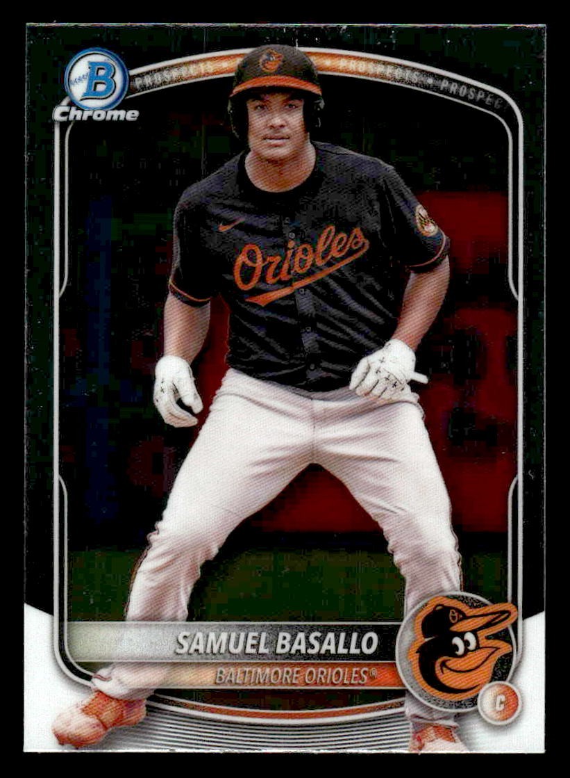 2025 Bowman #BCP-109 Samuel Basallo Chrome Prospects