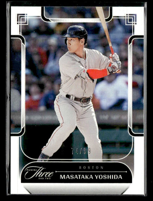 2024 Panini Three and Two #47 Masataka Yoshida #/99
